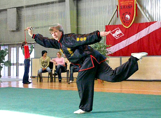 Александр Балакин: форма с мечом, фестиваль тайцзицюань 2006 года